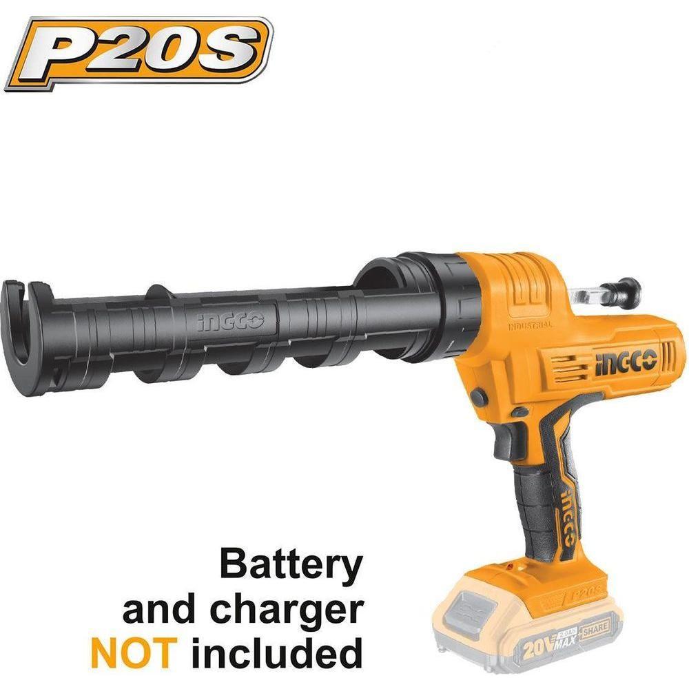 Ingco CCGLI2001 20V Cordless Li-Ion Caulking Gun 20V - KHM Megatools Corp. Ingco CCGLI2001 20V Cordless Li-Ion Caulking Gun 20V - KHM Megatools Corp.